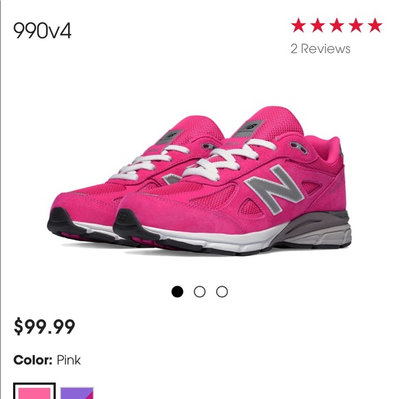 new balance 990 hot pink